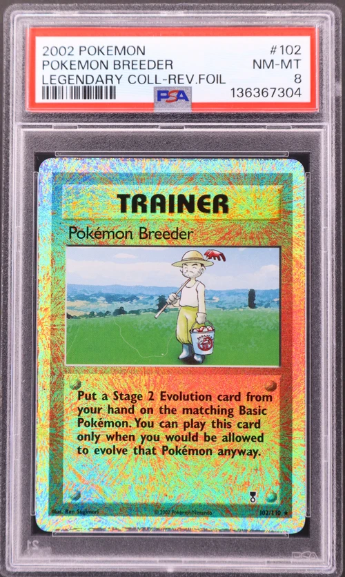 2002 Pokemon Legendary Collection #102 Pokemon Breeder-Reverse Foil