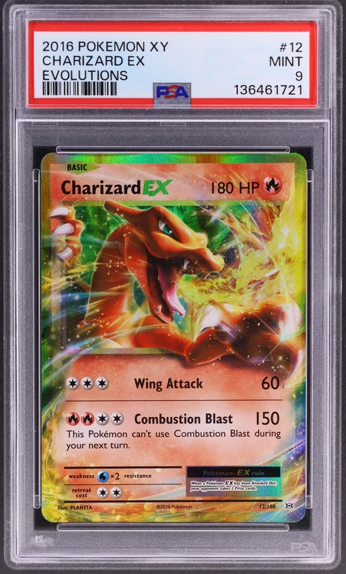 2016 Pokemon Xy Evolutions #12 Charizard Ex
