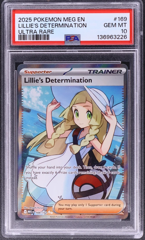 2025 Pokemon Meg En-Mega Evolution #169 Lillie's Determination Ultra Rare