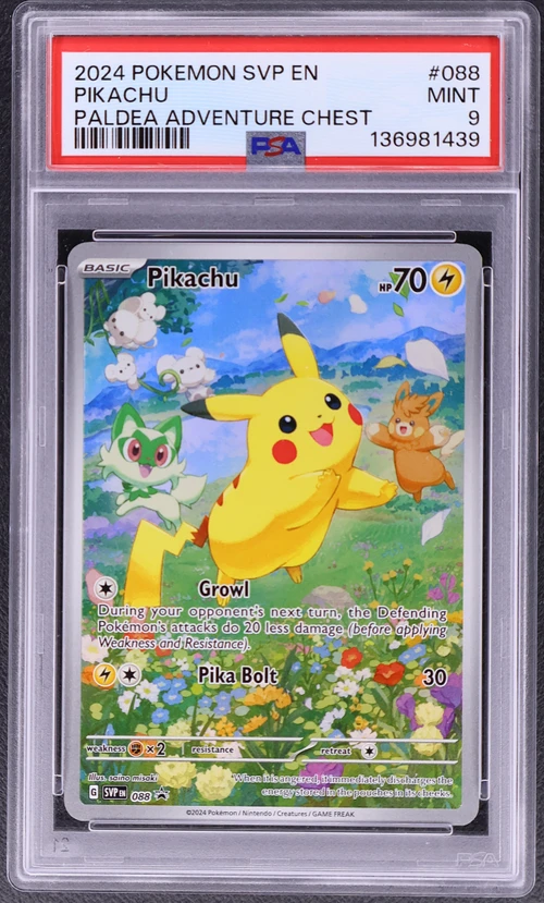 2024 Pokemon Svp En-Sv Black Star Promo #088 Pikachu Paldea Adventure Chest