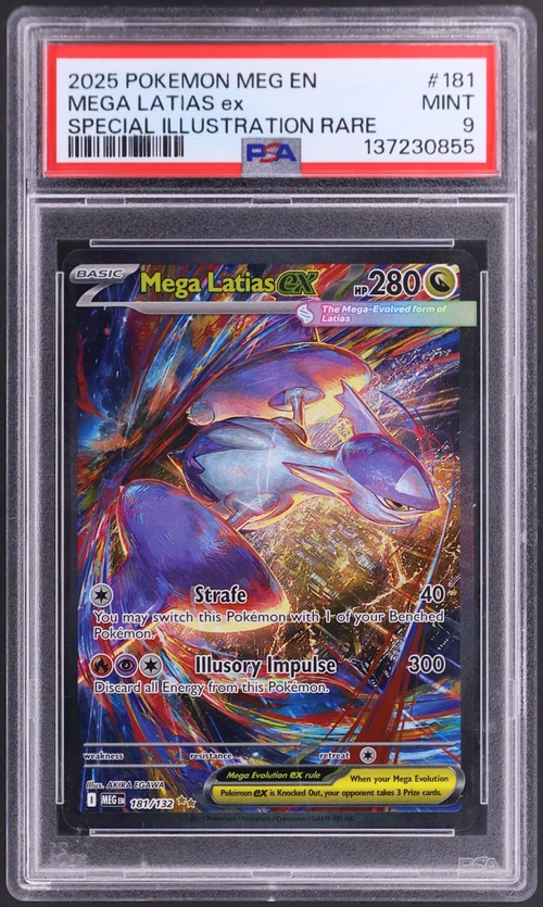2025 Pokemon Meg En-Mega Evolution #181 Mega Latias Ex Special Illustration Rare