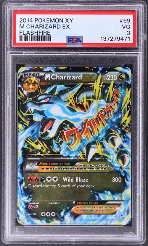 2014 Pokemon Xy Flashfire #69 M Charizard Ex