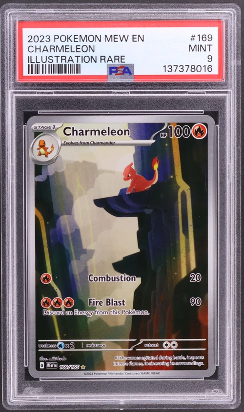 2023 Pokemon Mew En-151 #169 Charmeleon Illustration Rare