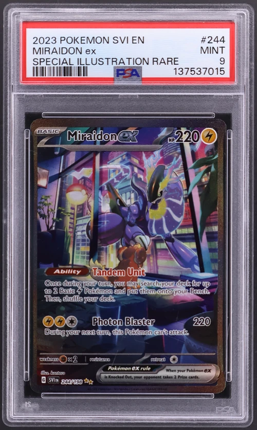 2023 Pokemon Svi En-Scarlet & Violet #244 Miraidon Ex Special Illustration Rare