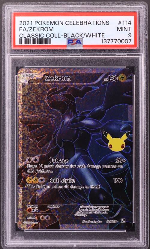 2021 Pokemon Celebrations Classic Collection #114 Full Art / Zekrom