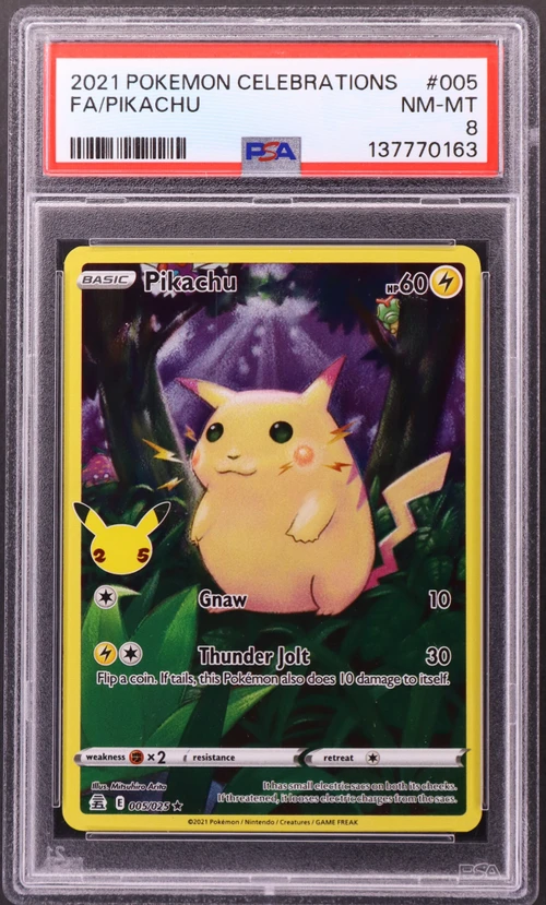 2021 Pokemon Celebrations #005 Full Art / Pikachu