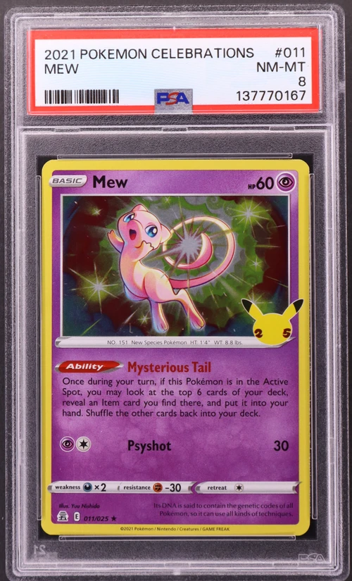 2021 Pokemon Celebrations #011 Mew