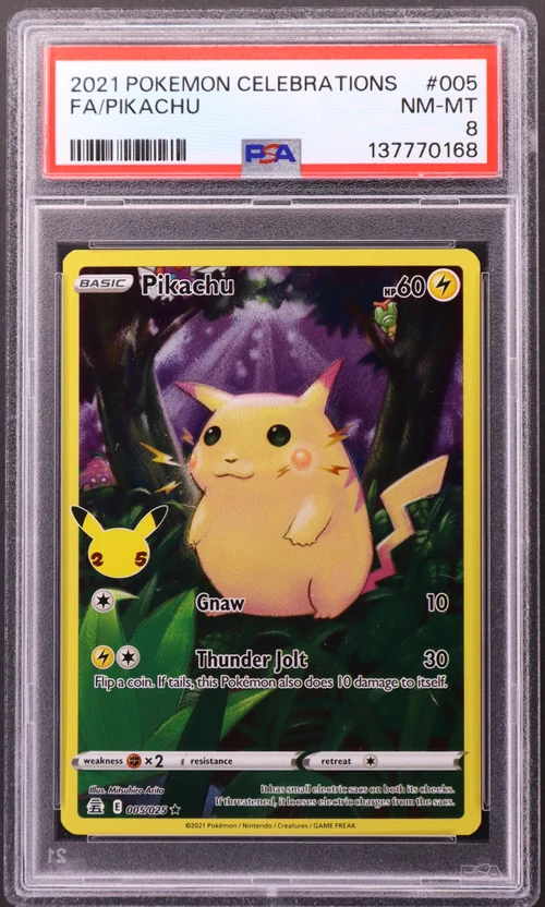 2021 Pokemon Celebrations #005 Full Art / Pikachu