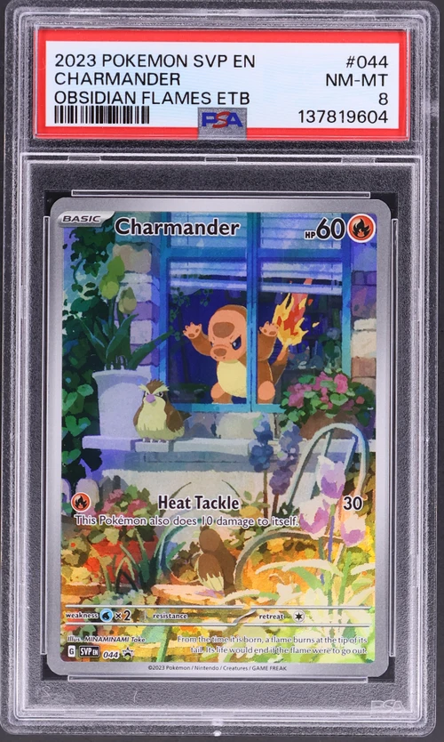 2023 Pokemon Svp En-Sv Black Star Promo #044 Charmander Obsidian Flames Elite Trainer Box
