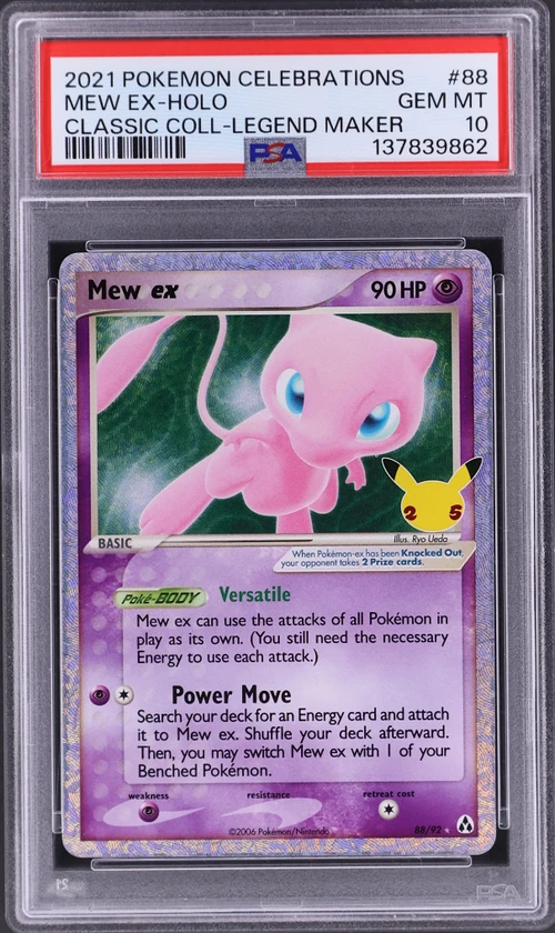 2021 Pokemon Celebrations Classic Collection #88 Mew Ex-Holo