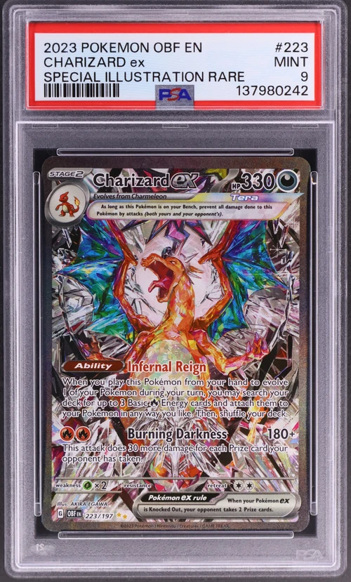 2023 Pokemon Obf En-Obsidian Flames #223 Charizard Ex Special Illustration Rare