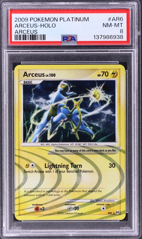 2009 Pokemon Platinum Arceus #AR6 Arceus-Holo