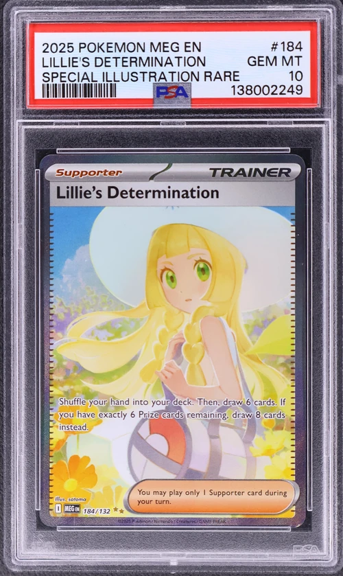 2025 Pokemon Meg En-Mega Evolution #184 Lillie's Determination Special Illustration Rare