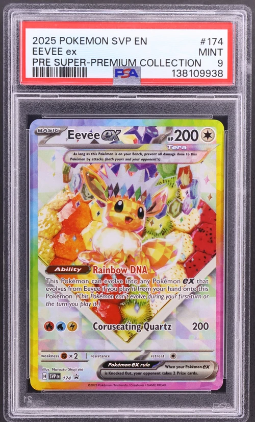 2025 Pokemon Svp En-Sv Black Star Promo #174 Eevee Ex Prismatic Evolutions Super-Premium Collection