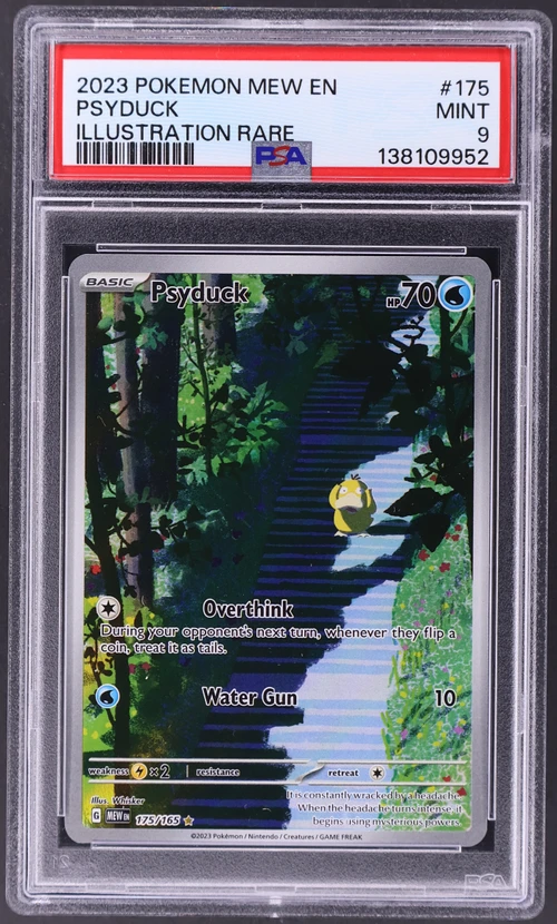 2023 Pokemon Mew En-151 #175 Psyduck Illustration Rare