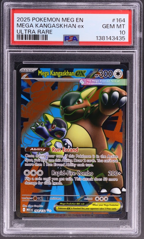 2025 Pokemon Meg En-Mega Evolution #164 Mega Kangaskhan Ex Ultra Rare