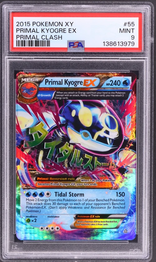 2015 Pokemon Xy Primal Clash #55 Primal Kyogre Ex