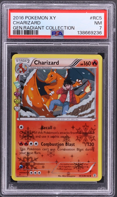 2016 Pokemon Xy Generations Radiant Collection #RC5 Charizard
