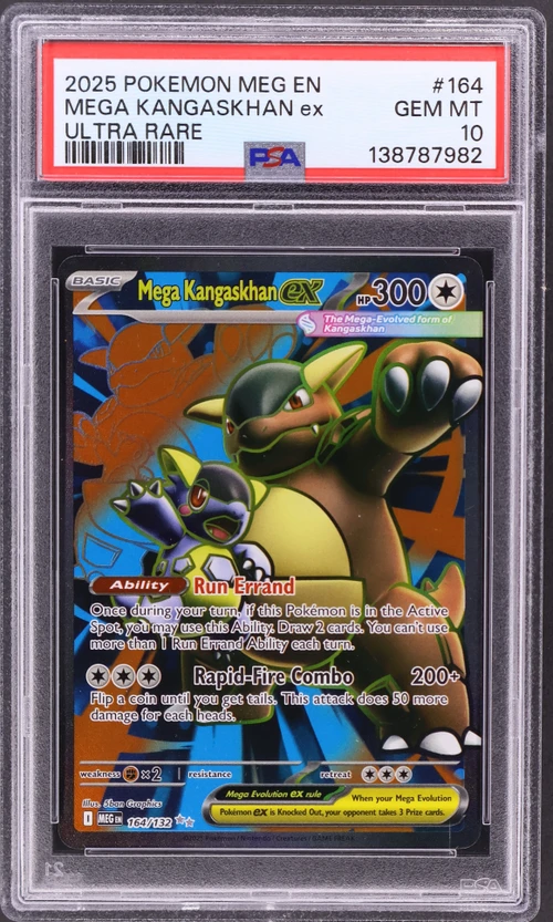 2025 Pokemon Meg En-Mega Evolution #164 Mega Kangaskhan Ex Ultra Rare
