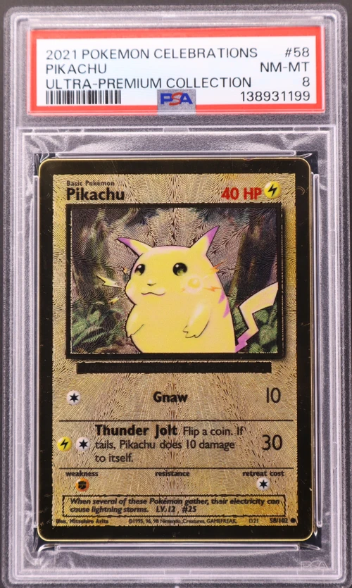 2021 Pokemon Celebrations Ultra-Premium Collection #58 Pikachu
