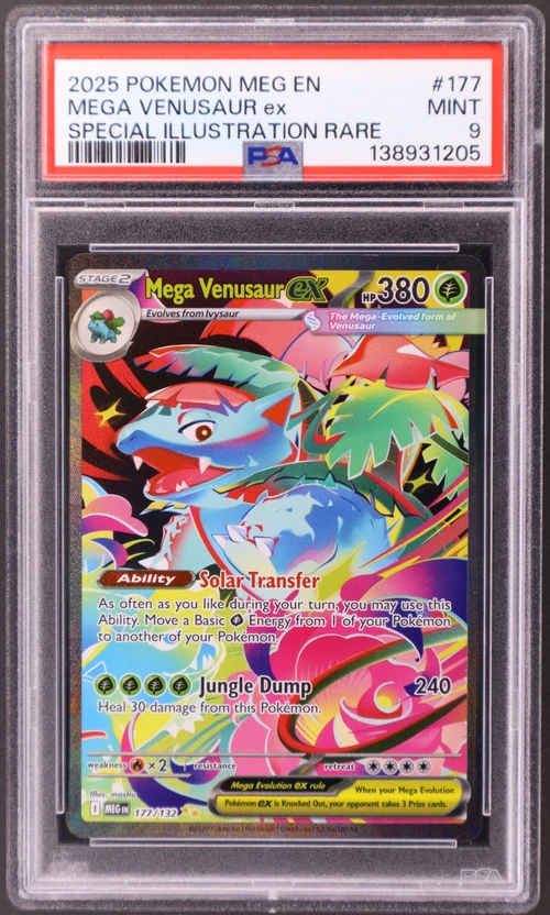 2025 Pokemon Meg En-Mega Evolution #177 Mega Venusaur Ex Special Illustration Rare