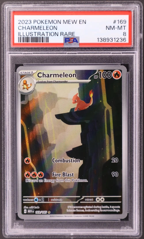 2023 Pokemon Mew En-151 #169 Charmeleon Illustration Rare