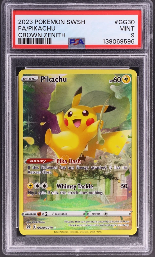 2023 Pokemon Sword and Shield Crown Zenith #GG30 Full Art / Pikachu