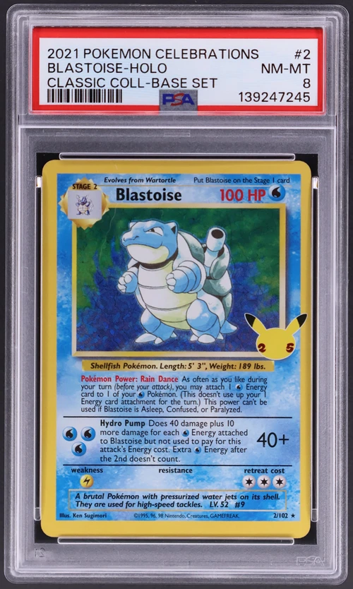 2021 Pokemon Celebrations Classic Collection #2 Blastoise-Holo