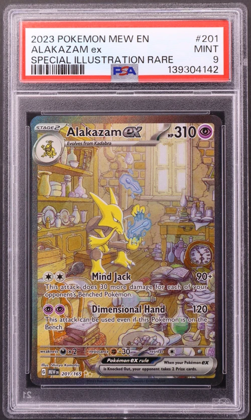 2023 Pokemon Mew En-151 #201 Alakazam Ex Special Illustration Rare