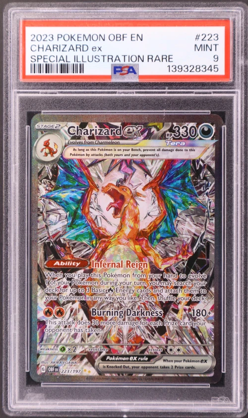 2023 Pokemon Obf En-Obsidian Flames #223 Charizard Ex Special Illustration Rare