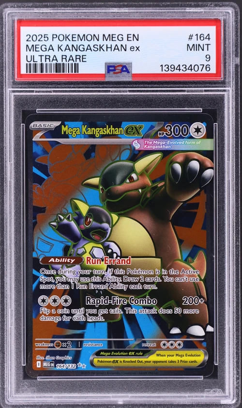 2025 Pokemon Meg En-Mega Evolution #164 Mega Kangaskhan Ex Ultra Rare