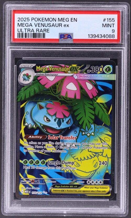 2025 Pokemon Meg En-Mega Evolution #155 Mega Venusaur Ex Ultra Rare
