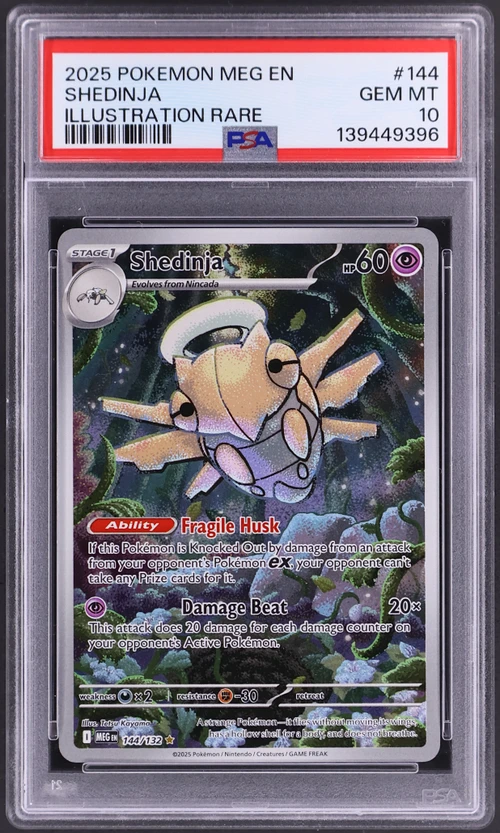 2025 Pokemon Meg En-Mega Evolution #144 Shedinja Illustration Rare