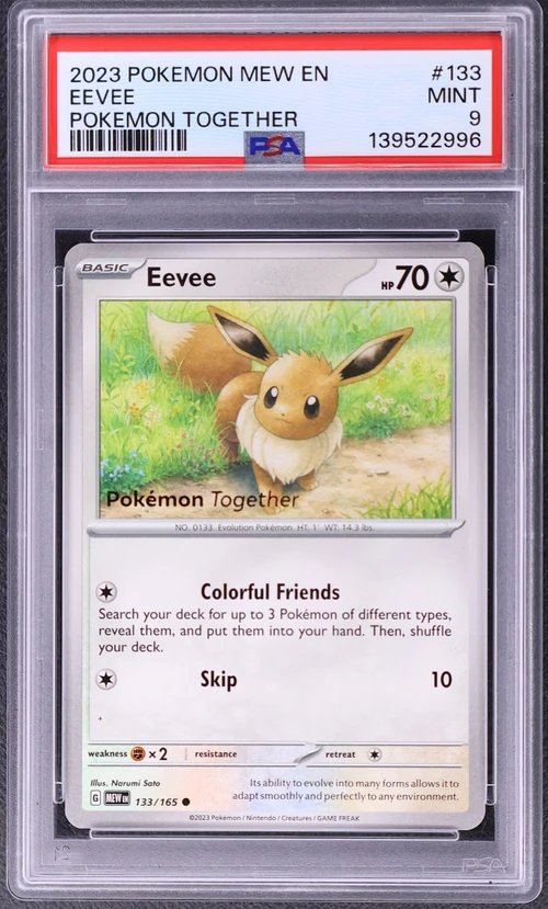 2023 Pokemon Mew En-151 #133 Eevee Pokemon Together