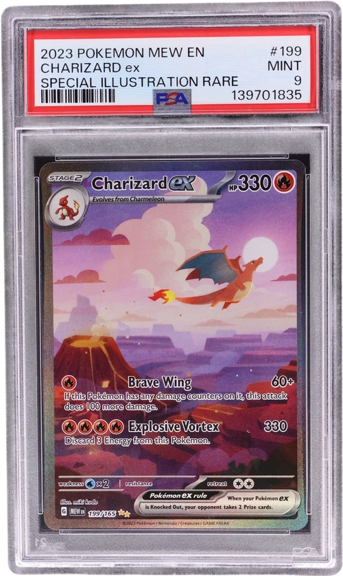 2023 Pokemon Mew En-151 #199 Charizard Ex Special Illustration Rare