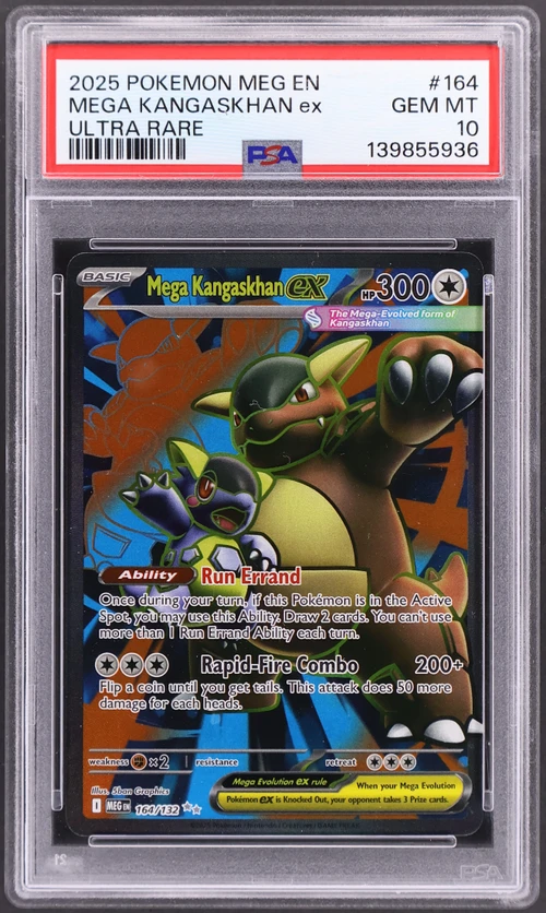 2025 Pokemon Meg En-Mega Evolution #164 Mega Kangaskhan Ex Ultra Rare