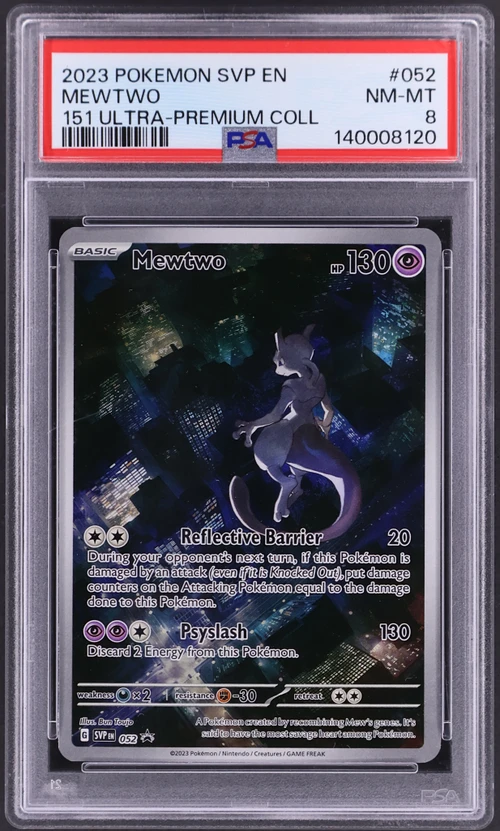 2023 Pokemon Svp En-Sv Black Star Promo #052 Mewtwo 151 Ultra-Premium Collection