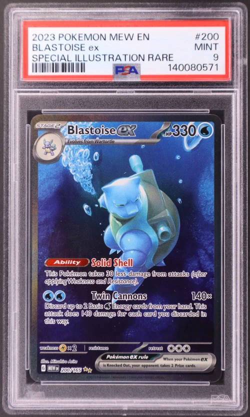 2023 Pokemon Mew En-151 #200 Blastoise Ex Special Illustration Rare
