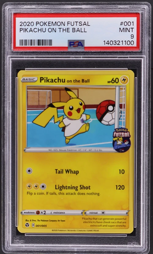 2020 Pokemon Futsal #001 Pikachu on the Ball