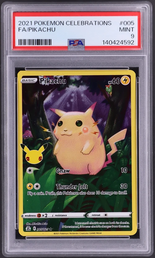 2021 Pokemon Celebrations #005 Full Art / Pikachu