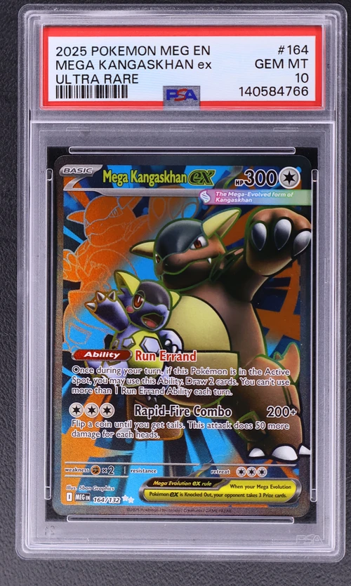 2025 Pokemon Meg En-Mega Evolution #164 Mega Kangaskhan Ex Ultra Rare
