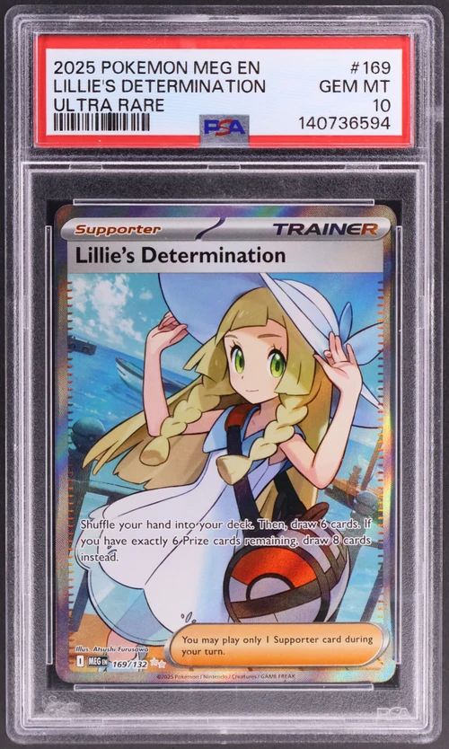 2025 Pokemon Meg En-Mega Evolution #169 Lillie's Determination Ultra Rare
