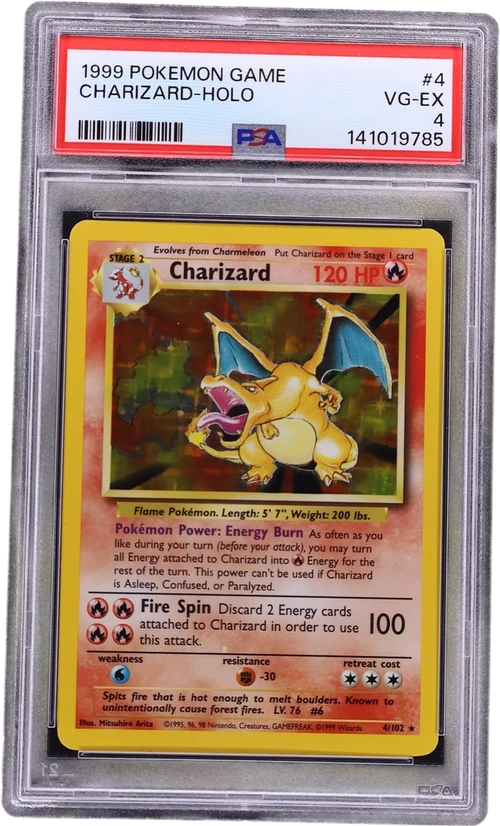 1999 Pokemon Game #4 Charizard-Holo