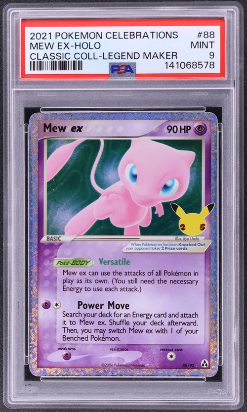 2021 Pokemon Celebrations Classic Collection #88 Mew Ex-Holo