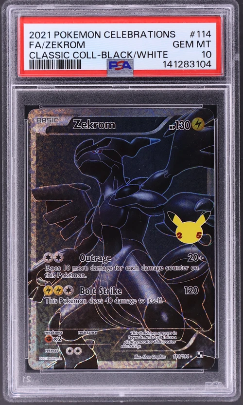 2021 Pokemon Celebrations Classic Collection #114 Full Art / Zekrom