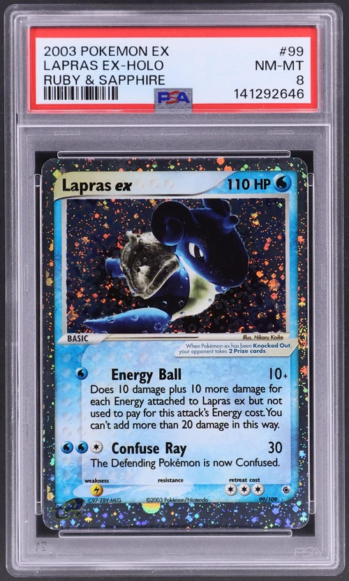 2003 Pokemon Ex Ruby & Sapphire #99 Lapras Ex-Holo