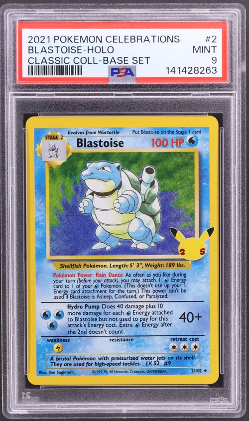 2021 Pokemon Celebrations Classic Collection #2 Blastoise-Holo