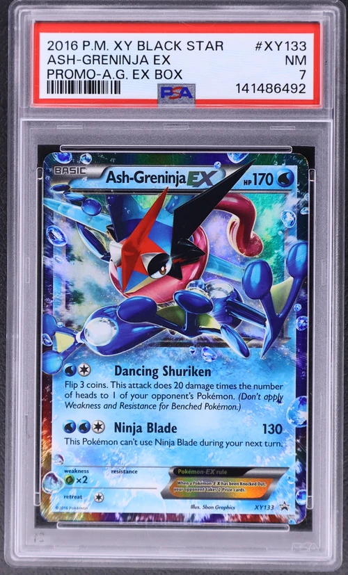 2016 Pokemon Xy Black Star Promo #XY133 Ash-Greninja Ex Ash-Greninja Ex Box
