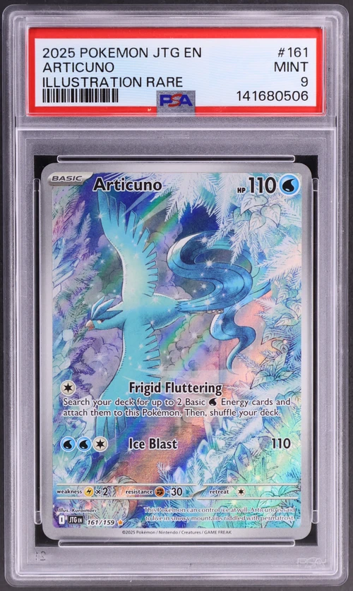 2025 Pokemon Jtg En-Journey Together #161 Articuno Illustration Rare