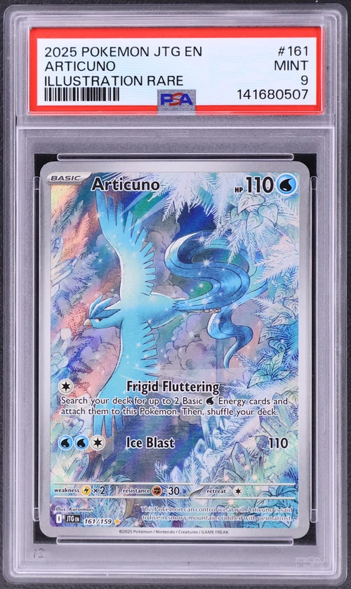 2025 Pokemon Jtg En-Journey Together #161 Articuno Illustration Rare